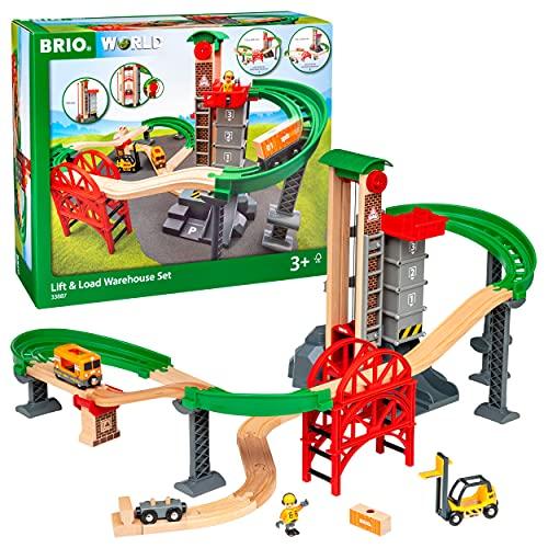 BRIO ブリオ WORLD ウェアハウスレールセット 対象年齢 3歳~ 電車 おもちゃ 木製 レー...