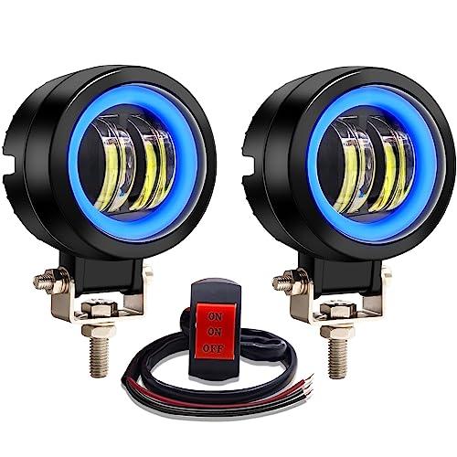 Aoling バイク フォグランプ LED カットライン、バイク フォグランプ LED イカリング、...