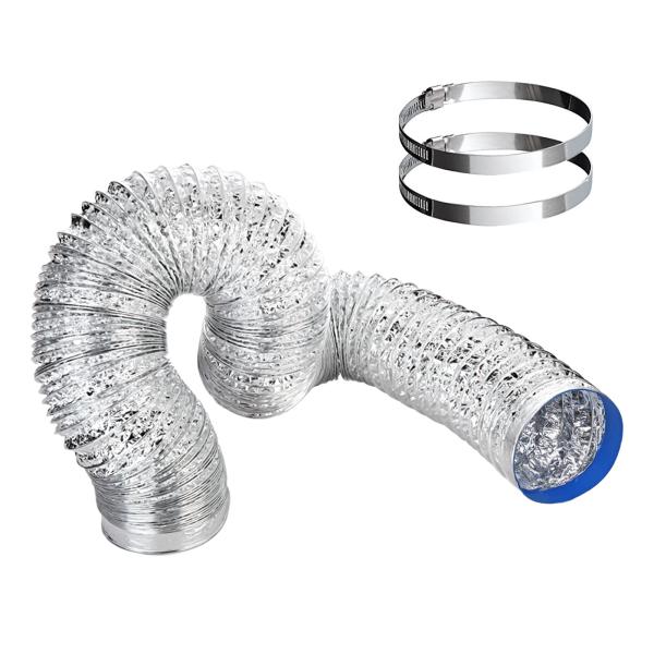 Tosucs ダクトホース 100MM（直径）5M（長さ）フレキシブルダクト 100mmのホースバン...