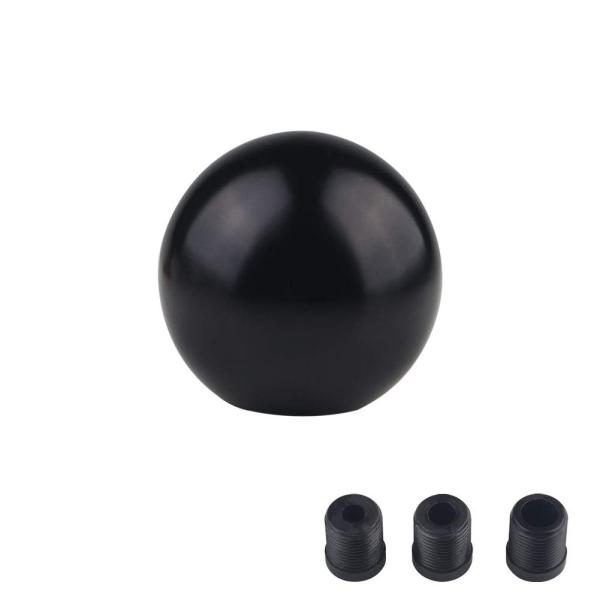 ADPOW ボール型シフトノブ直径50mm 汎用 M8xP1.25／M10xP1.25／M10xP1...
