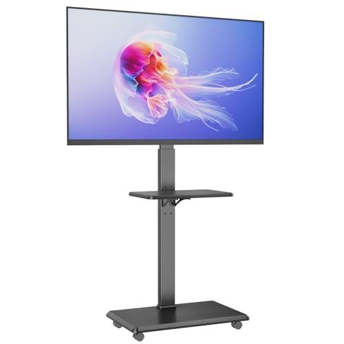 【互換品】 Afaloona テレビスタンド キャスター付き 壁寄せ tvスタンド ハイタイプ テレ...