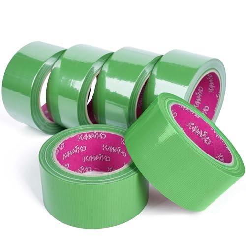 KAWAIKO 養生テープ 50mm×25m はがせる ガムテープ布 仮固定用 窓ガラス 建築養生 ...