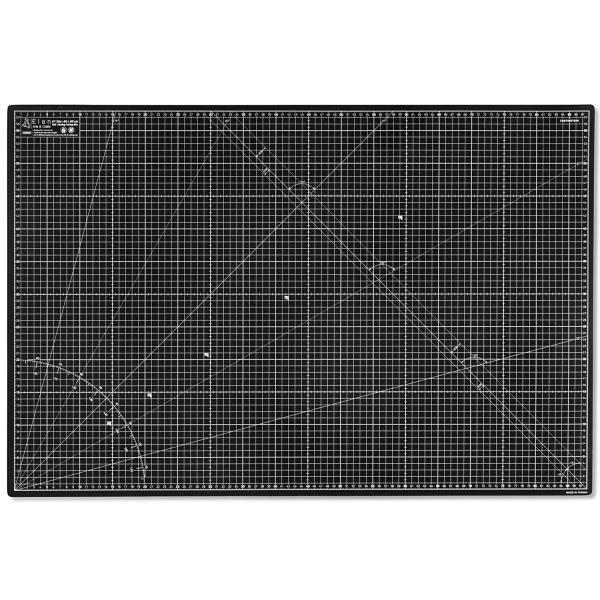 Elan カッターマット 手芸用品 両面仕様 A1 90 x 60cm ブラック&amp;グレー カッティン...
