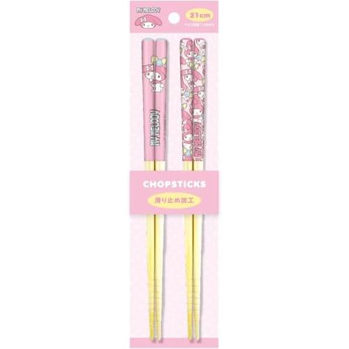 ティーズファクトリー サンリオ ペア竹箸21cm うしろ/マイメロディ SR-5535610MM