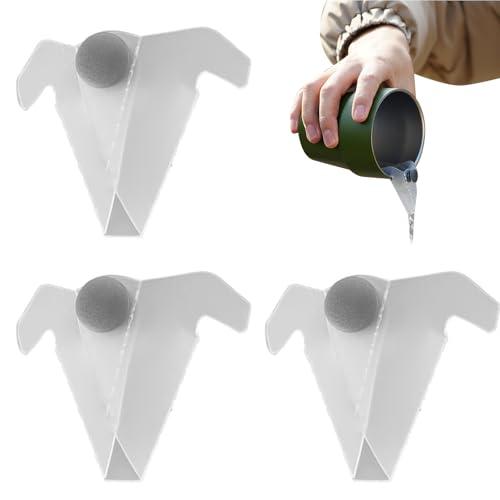 EsiFare キャンプ 注ぎ口 キャンプコーヒーポットスパウト3個屋外キャンプボウルスパウト ハン...