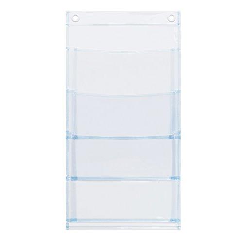 サキ ウォールポケットマガジン・3P クリアー ポケットサイズ:W260xH240mm