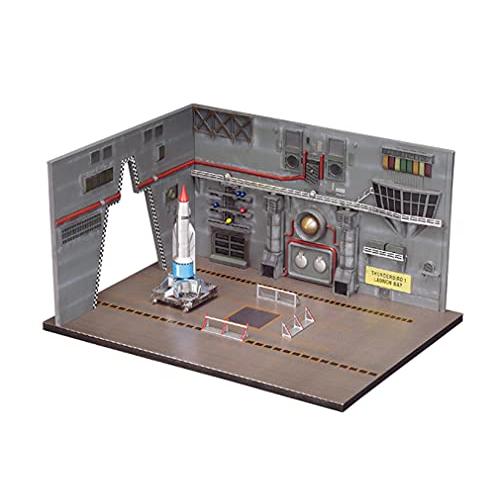 青島文化教材社AOSHIMA サンダーバード No.9 サンダーバード1号&amp;発射基地 1/350スケ...