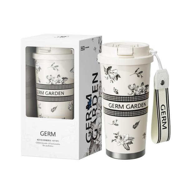 GERM タンブラー マグボトル 500ml コーヒー ステンレス316L 2WAY 保温 保冷 真...