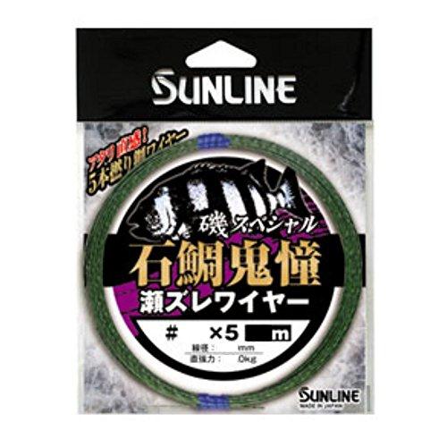 サンラインSUNLINE ハリス 磯スペシャル 石鯛鬼憧 瀬ズレ 銅ワイヤー 30m 33×5 海藻...
