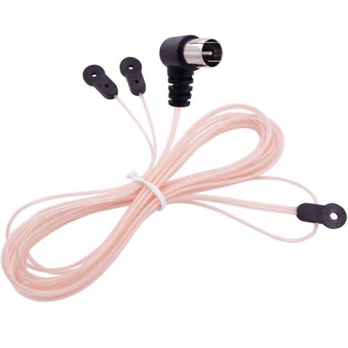 FMラジオアンテナ 同軸ケーブル T型/Y型 fm 室内 ダイポール アンテナ 高性能 高感度 Fタ...