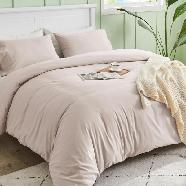 HEVUMYI 掛け布団カバー シングル オールシーズン 吸水速乾 布団カバー ダブルファスナー 8...