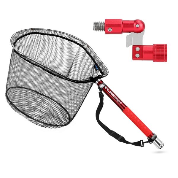 サンライクSANLIKE タモ網 たも網 タモ たもあみ 釣り タモ 伸縮 99%カーボン製（炭素繊...