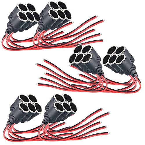 モデルノ ラ テール メスソケット コード付き 車 シガーソケット 車の電源ソケット 5個 10個 ...