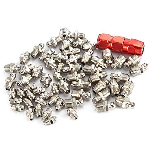 Jeffergarden グリスニップルセット グリースニップル継手 金属グリースニップル ケース入...