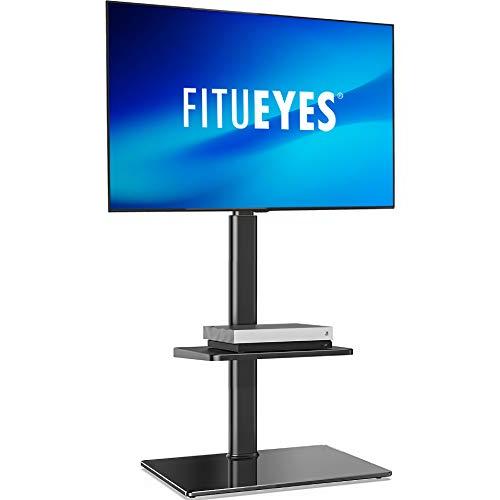 FITUEYES テレビスタンド 32〜60インチ対応 棚付き 壁寄せテレビスタンド 高さ調節可能 ...