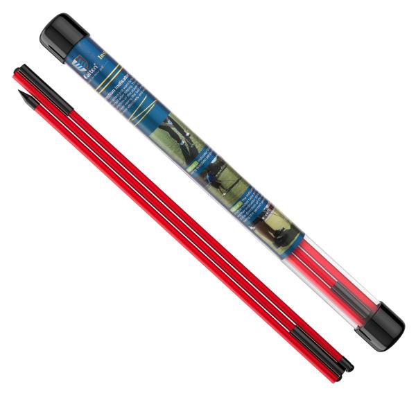 MoKo ゴルフアライメントスティック 2本セット 全長122cm ツアースティック スイング練習器...