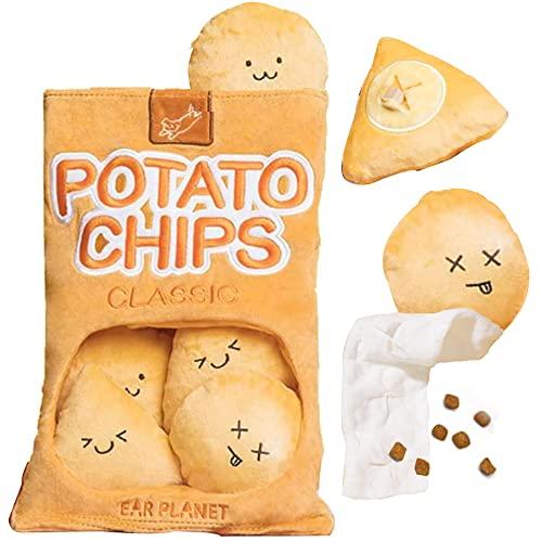 YEPPUPPY 音が鳴る ぬいぐるみ 犬用おもちゃ - 犬の知育、耳触りの良い音で知能を刺激します...