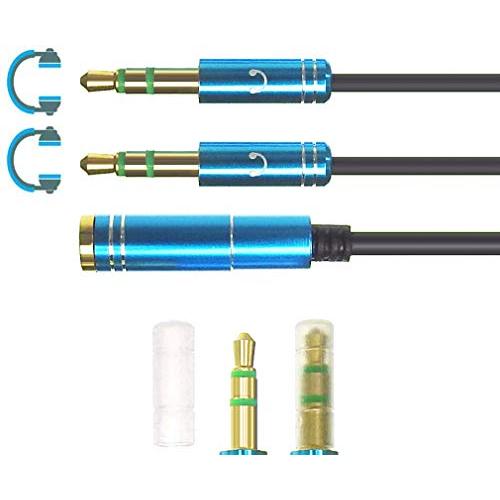 SC-1 ANE イヤホンスプリッター オーディオ分配ケーブル 1m100cm 金メッキ ステレオミ...