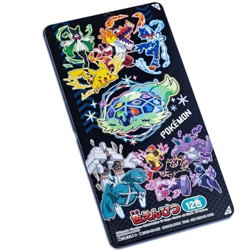 ショウワノート ポケットモンスター 色えんぴつ 12色 缶ケース入り 338729001