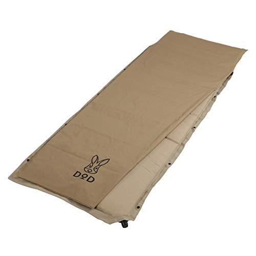 DODディーオーディー ソトネノサソイS 丸洗いシーツ付き 厚み4.5cmエアマット シングルサイズ...