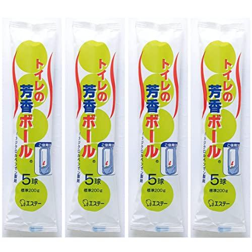 エステー まとめ買い トイレの芳香ボール トイレ用 芳香ボール 5球 男子トイレ用 消臭剤 200g...