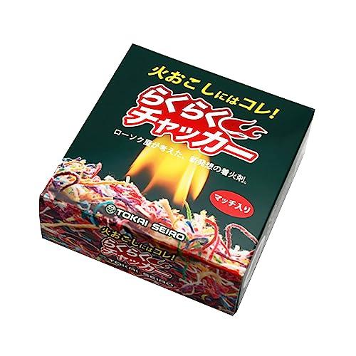 東海製蝋 着火剤 らくらくチャッカー 約50g 163-53