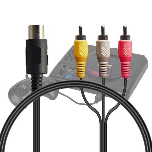 アローンAllone メガドライブ/PCエンジン/DUO/NEOGEO用AVケーブル 2×2×5.5...