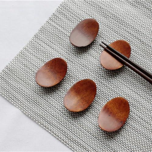 5個入 ナンウッドの木製箸立て そらまめ 箸置き 箸枕 はしおき お箸おき 箸台 和風 和柄 スプー...
