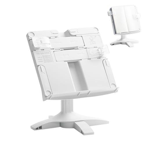 siawadeky ブックスタンド 卓上 書見台 高さ調整 角度調整 回転 卓上 タブレット 読書台...