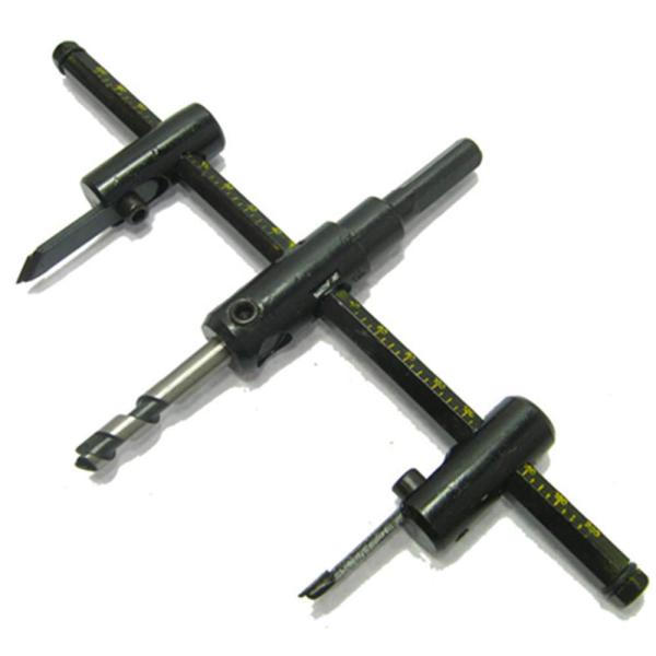 LOOKGOU 木工用 円切り サークル カッター 直径30~300mm 大 黒 DIY工具