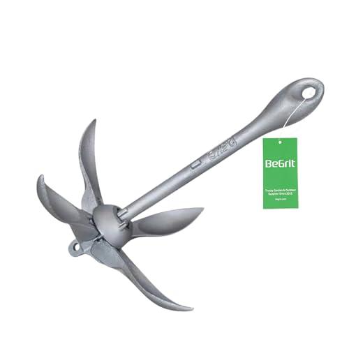 BeGrit シルバーアンカー カヤック カヤック アンカー 船 釣りアンカー シーアンカー SUP...