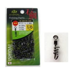 NTスイベルN.T.SWIVEL 徳用 NTパワーコーク 直結 クロ 1/0