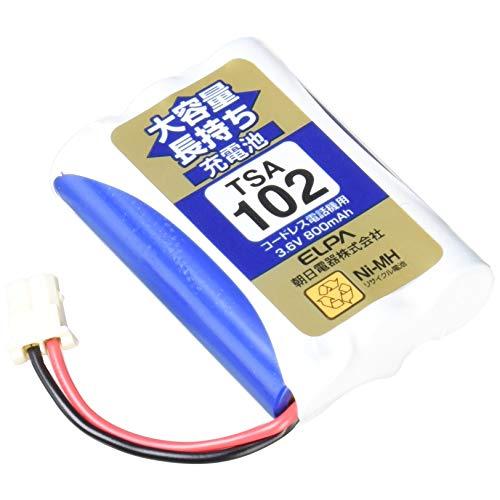 ELPA エルパ 子機用 大容量長持ち充電池 TSA-102