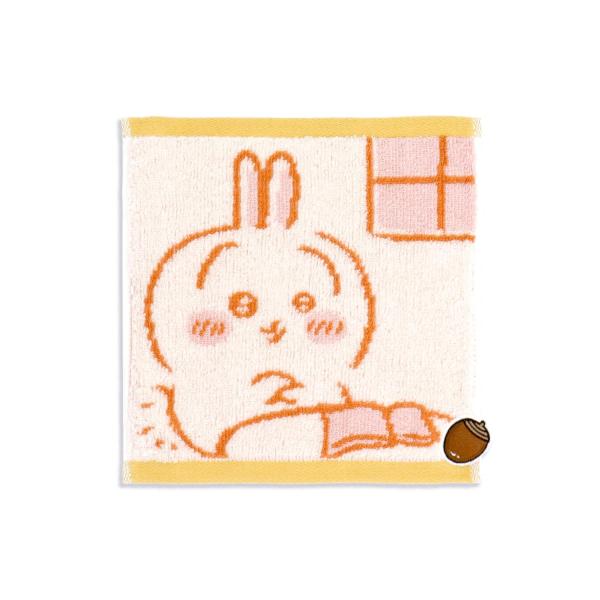 ちいかわChiikawa おうち タオルハンカチ イエロー パイル 小さい サイズ 約20×20ｃｍ...