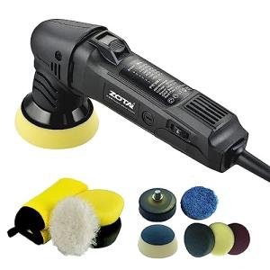 ?ZOTA ミニポリッシャー50mm/75mmダブル裏板電動ポリッシャー 車，100V六段変速 3000-7200RPM 恒定回転速度ポリッシャ｜SOLVERTEX