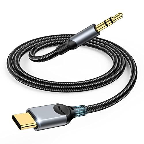【互換品】 ZOOAUX AUXケーブル タイプc USB C 3.5mm 変換ケーブル ハイレゾ音...