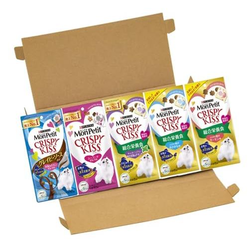 モンプチ クリスピーキッス 猫用おやつ 5種の海鮮お試しバラエティ 24g3g×8袋/30g3gx1...