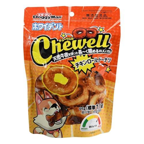 ドギーマン ホワイデント Ｃｈｅｗｅｌｌ チキンロールドーナツ ９５ｇ（標準１１個）（犬用）