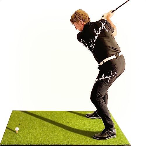 GolfStyle ゴルフマット 大型 100×150cm PGAプロ監修モデル ゴルフ 練習 マッ...