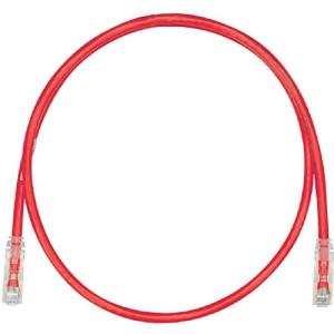 パンドウイット LANケーブル Cat6 プロ仕様 1m 赤 UTPSP1MRDY