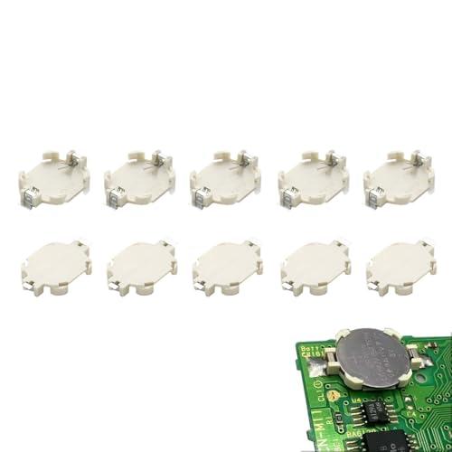 CR1616 ボタン電池専用ホルダー 10個入り 交換用バッテリベース ゲームボーイソフト/自動車リ...