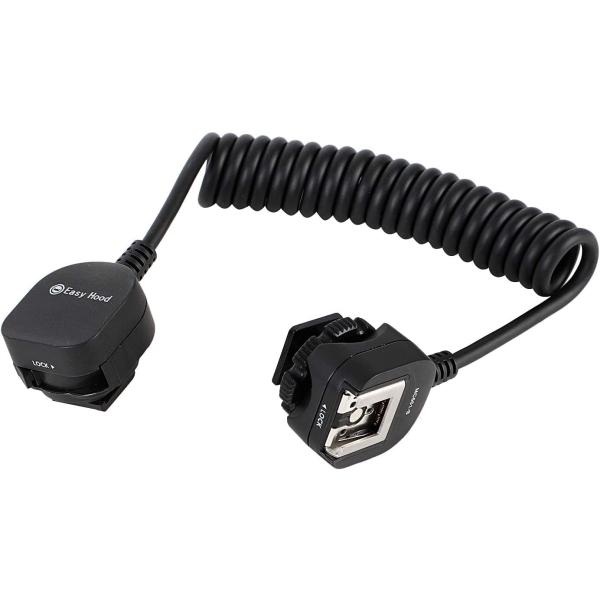 TTLオフカメラシューコード Easy Hood TTL調光コード オフカメラフラッシ 0.5M 同...