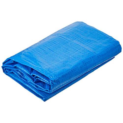 ユタカメイク 最軽量ブルーシート 3.6m×5.4m BS-MK 防水 軽くて薄い 短期使用向け レ...