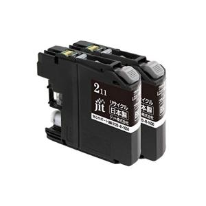 限定ジット ブラザー LC211BK-2PK 対応 ブラック リサイクルインク 日本製JIT-NB211B2P