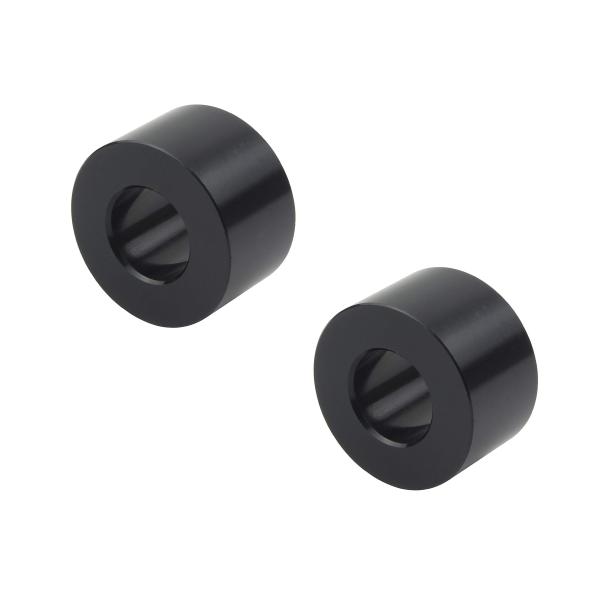 ポッシュPOSH バイク用品 アルミユニバーサルカラー ブラック 内径12mmX外径25.6mmX厚...