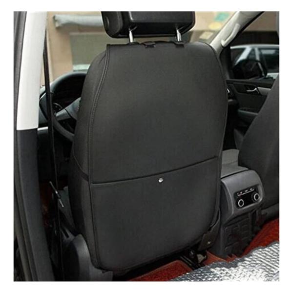 キックガード 車用 シートバックプロテクター ネットポケット付き 子供のためのシートバックカバー カ...
