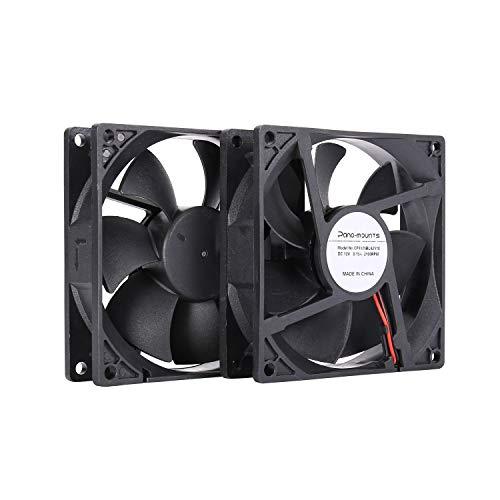 2PACK90 92MM 12v DCパソコンPCファン 2線3PIN 冷却ファン ケース用ファン ...