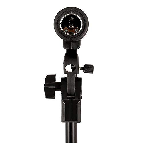 Konseen 電球ソケット 撮影 照明 1灯ソケット 灯アダプター ソフトボックス 、撮影用アンブ...