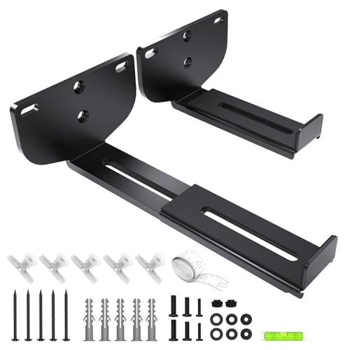 Etour サウンドバー マウント 壁掛けスピーカー サウンドバー用 汎用 耐荷重15KG 小型 深...