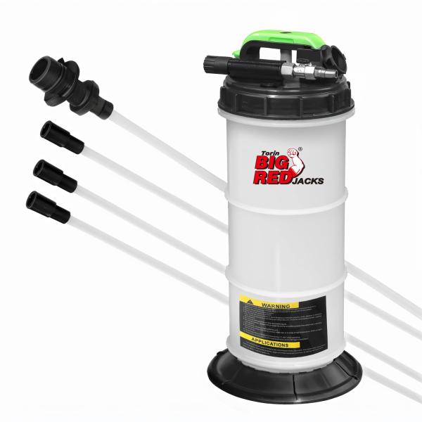 BIG RED オイルチェンジャー 上抜き エア手動兼用式 オイル吸引ポンプ 6L 軽量ポータブルタ...